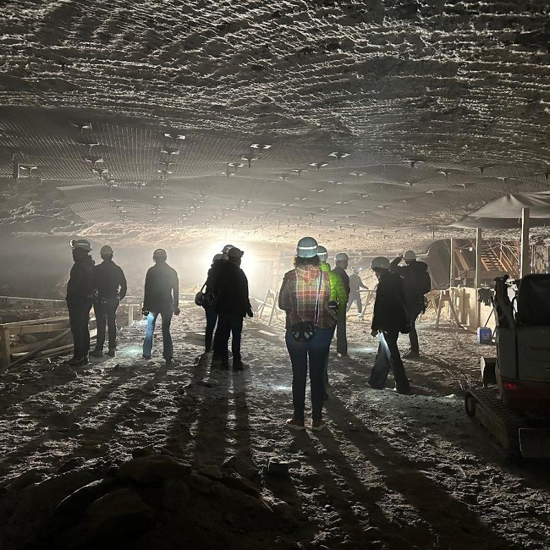 Salzbergwerk unter Tage